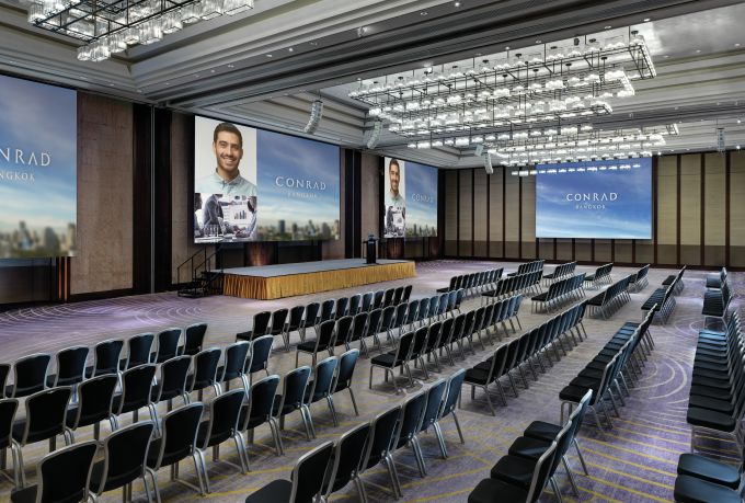 Ballroom with Theater Setup