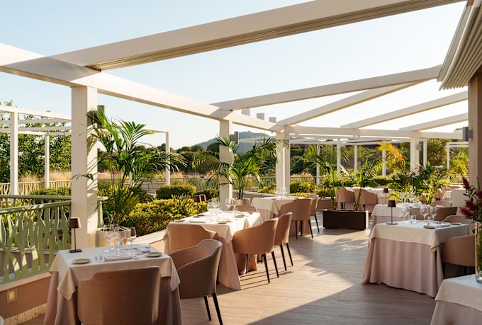 Dining Tables at La Terrazza Restaurant