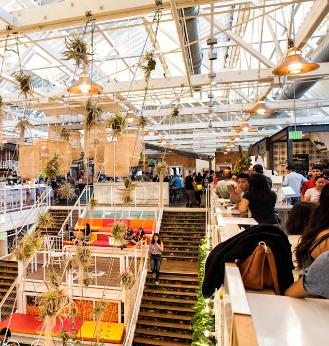 Interior shot of Anaheim Packing House