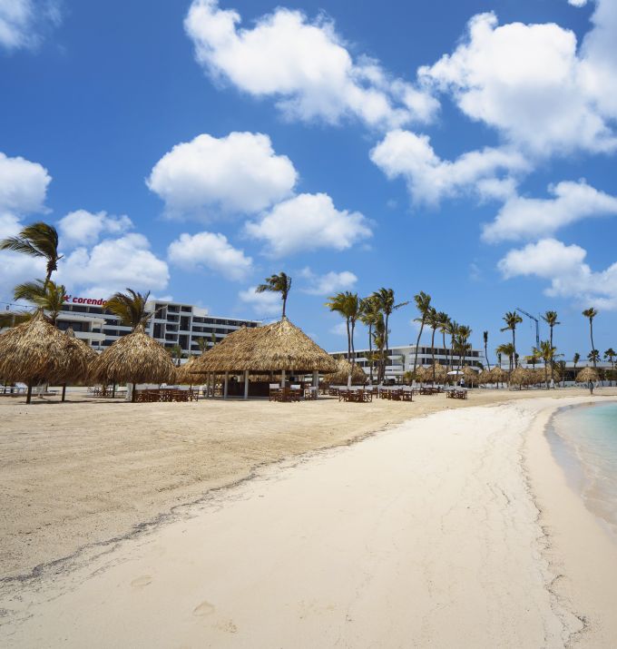 Beach front near the hotel