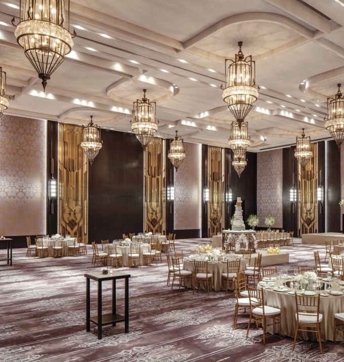Wedding Setup In Ballroom