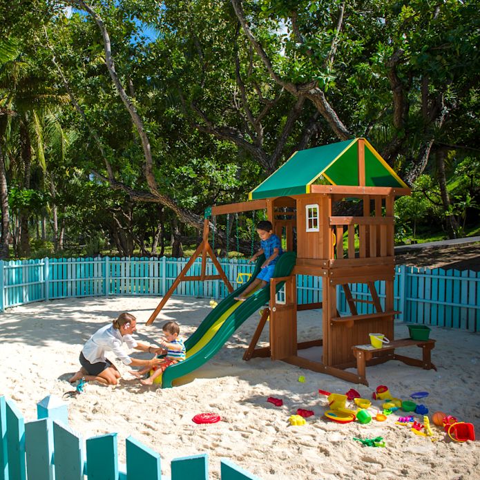 Children On Kid's Club Playground