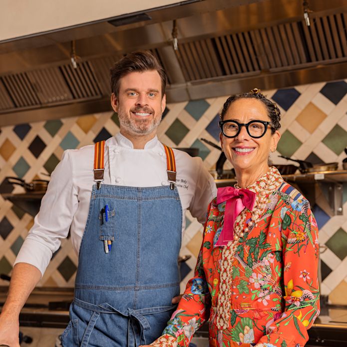 Nancy Silverton 与主厨 Peter Birkis