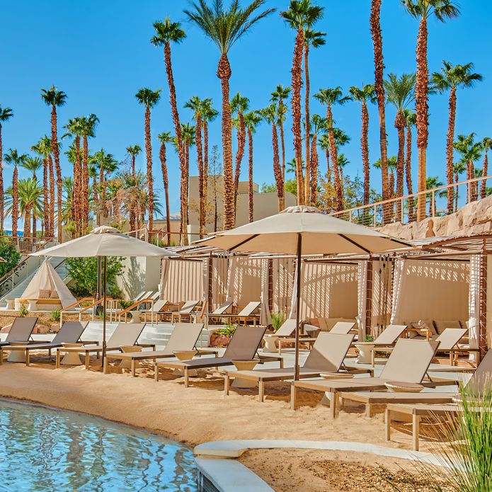 Resort Pool and Lounge Area