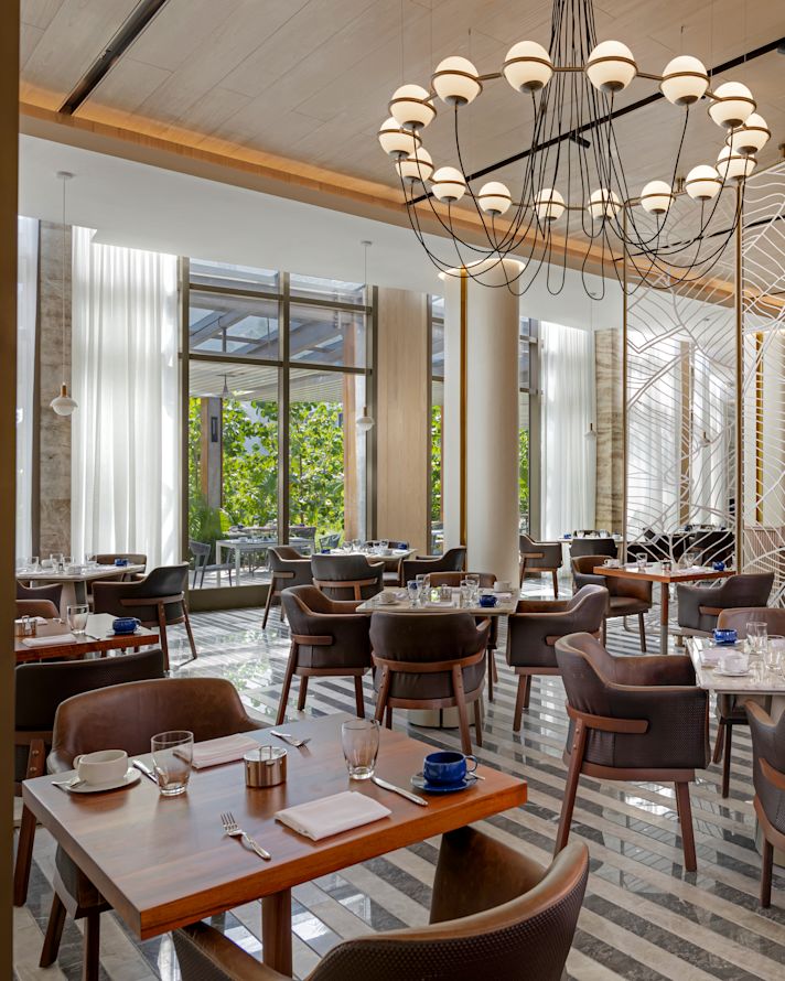 restaurant seating area