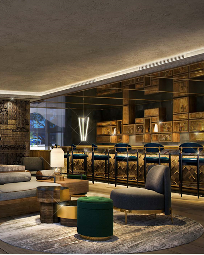 Sittplatser i Kiri Lounge