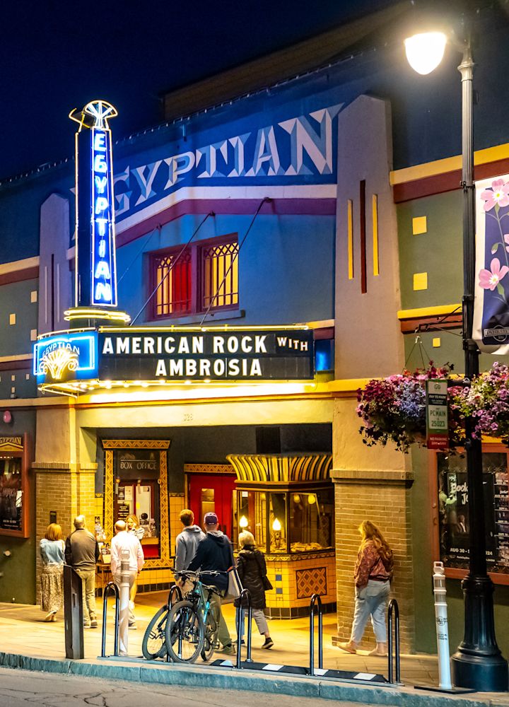 People Walking on Main Street 