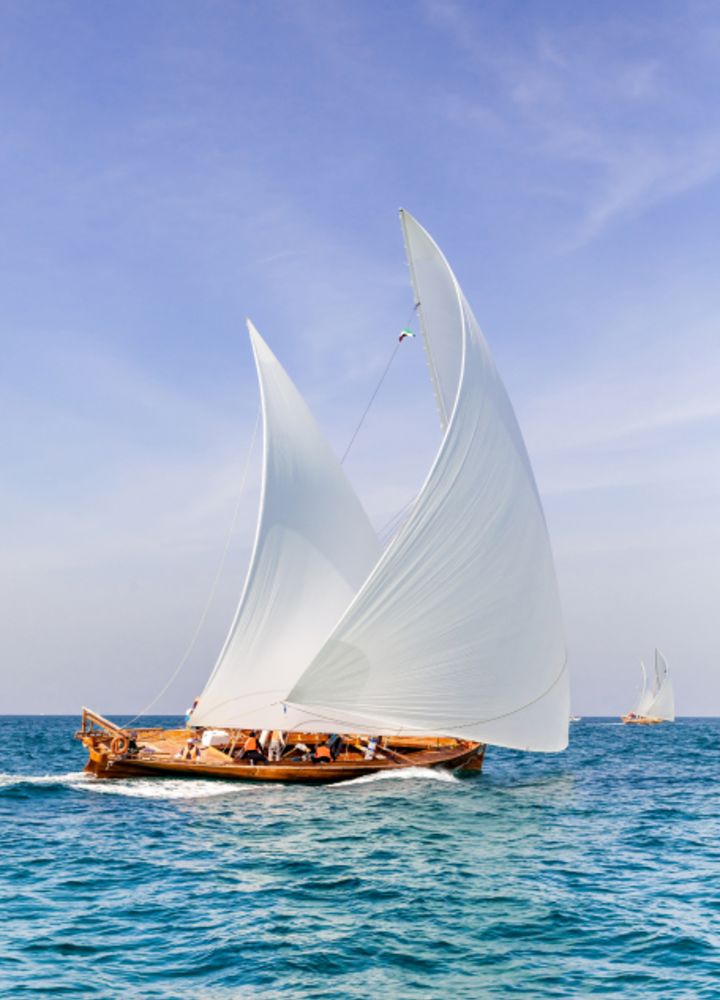 sailing boat on water