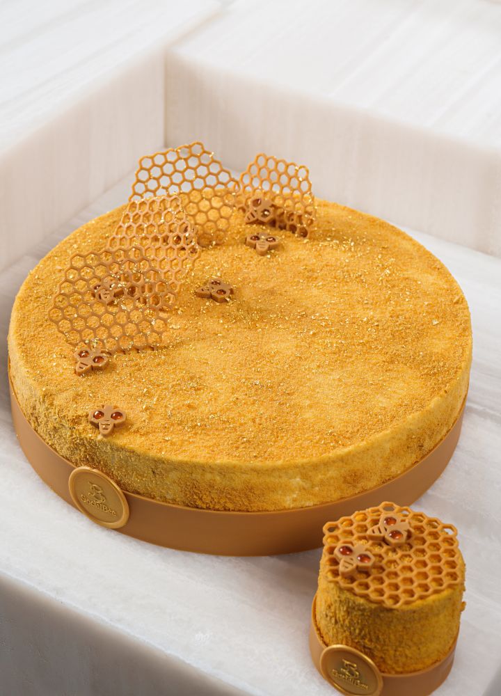 Social Bee Honeycomb Cake alternate angle