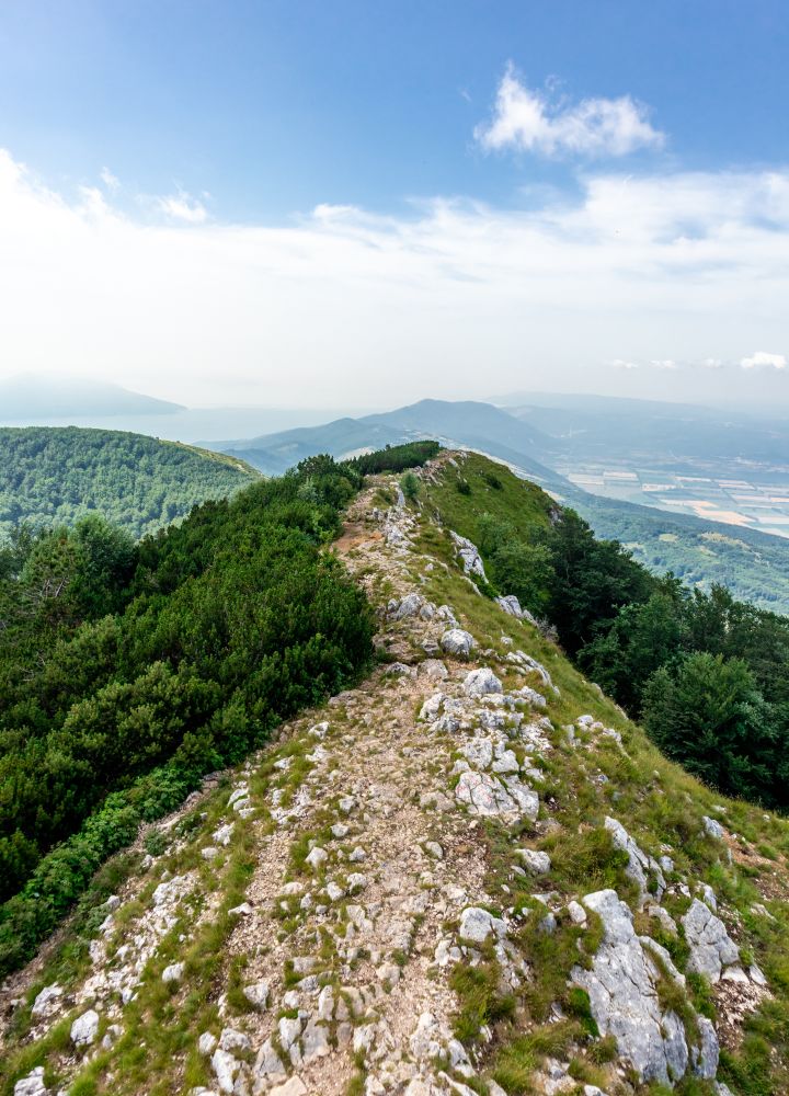 View of mountain peak