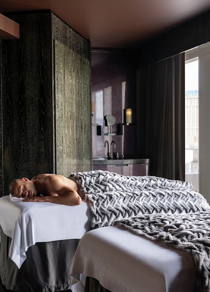 Salle de massage pour couples du spa Waldorf