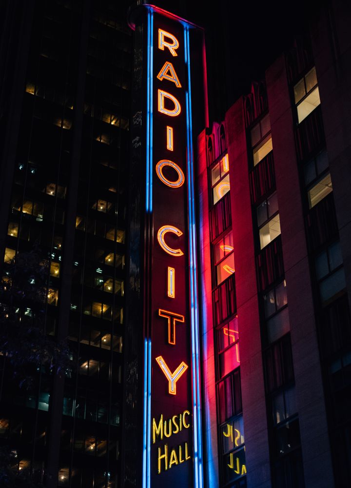 Radio City Illuminated Sign