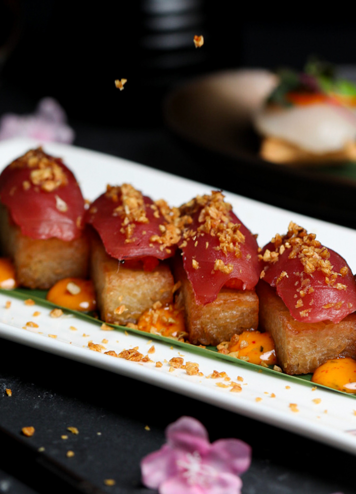 Plat asiatique au restaurant FUHU