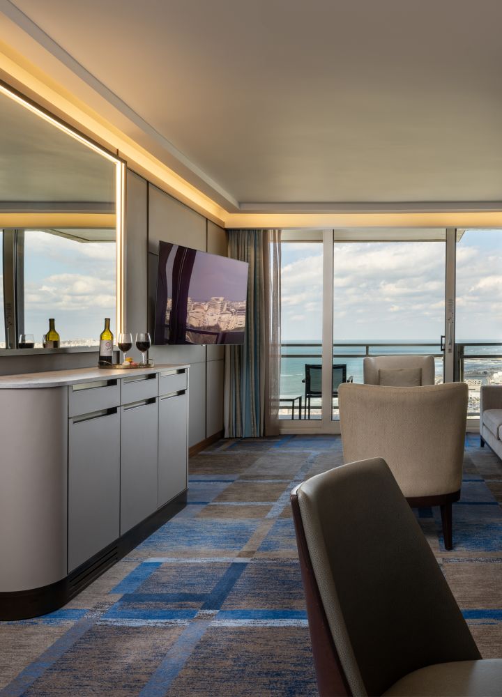 King Suite Living Area