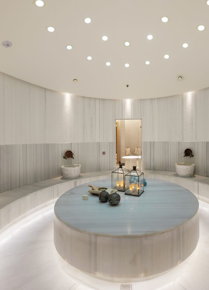 Spa kompleksinde hamam