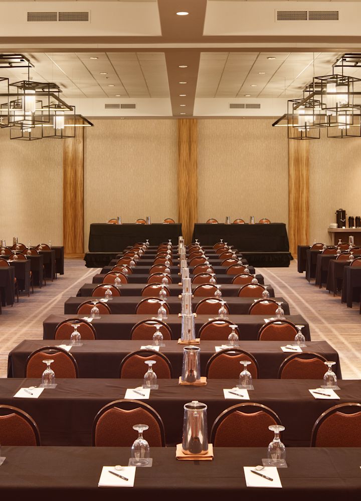 Spacious Ballroom Classroom Setup