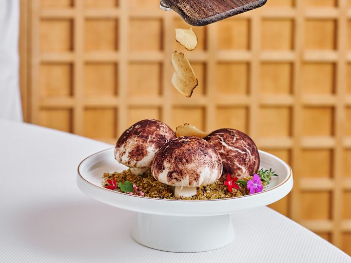 Golden Peony Mushroom Truffle