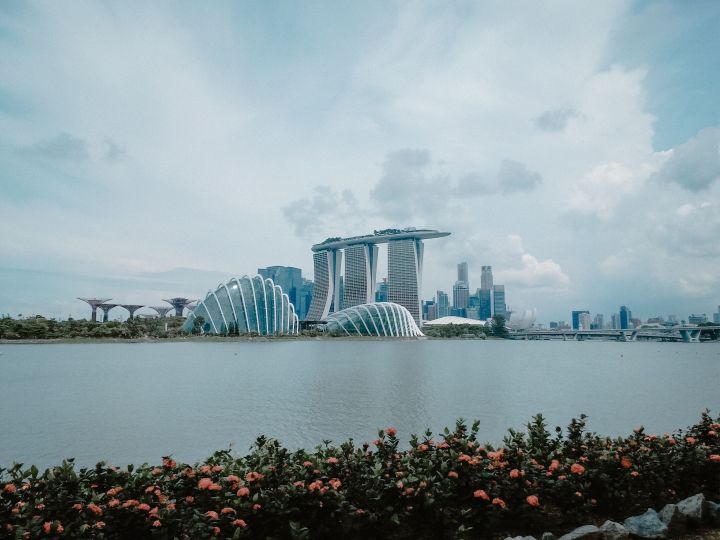 Singapore Skyline and Marina Bay