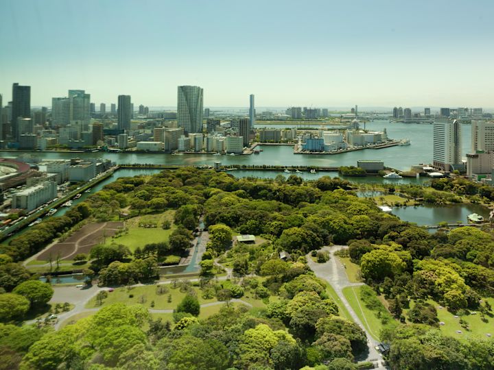 City Skyline View of Tokyo