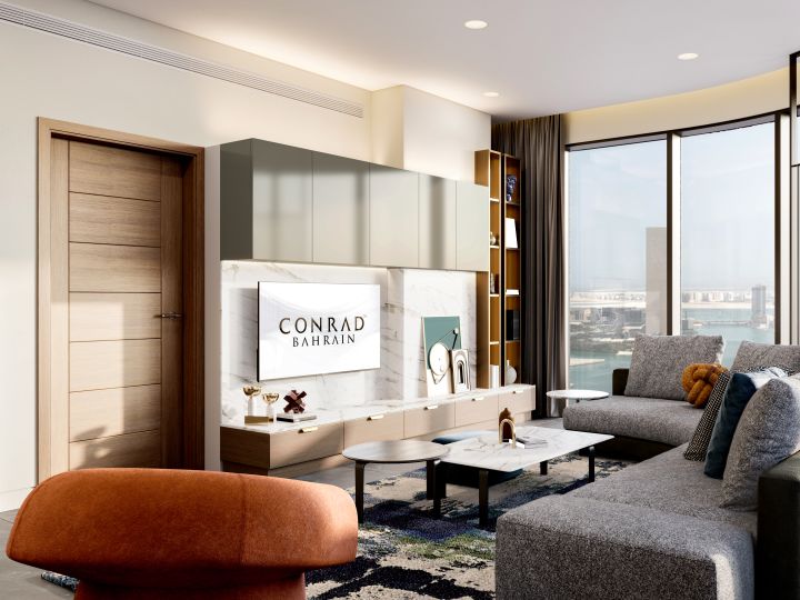 Sala de estar de la habitación