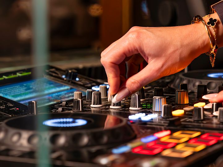 DJ Playing Music SushiSamba Restaurant