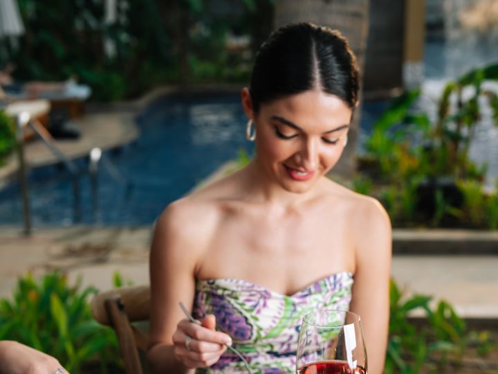 Women Enjoying a Festive Brunch at Anasa  Restaurant