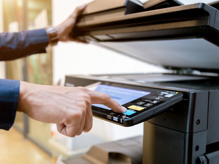 a Person Making Copies
