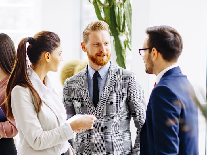 business colleges talking