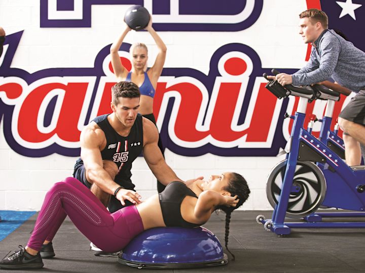 People in F45 Training gym