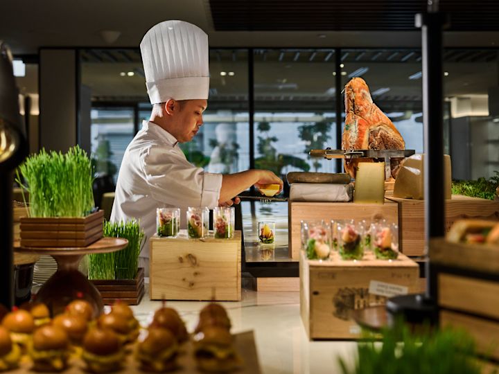 Chef Preparing Food at a Restaurant