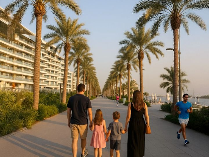 Gezinswandelen op de Palmstrip