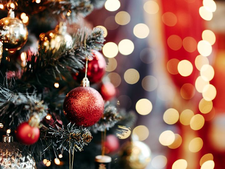 クリスマスツリーのバブル