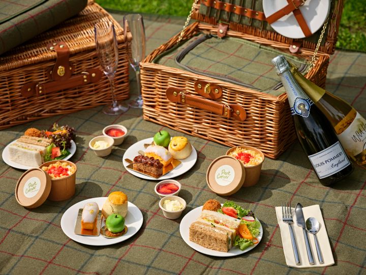 Picnic Basket with food and