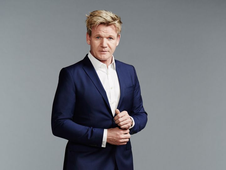 Gordon Ramsay wearing a suit