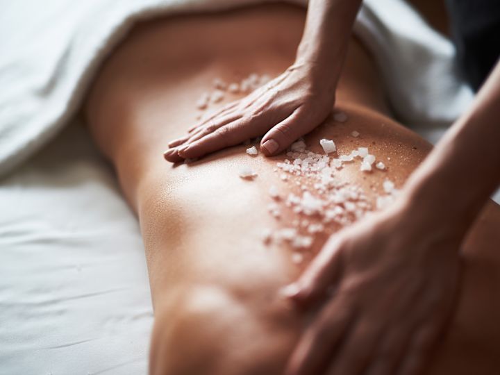 Tratamiento en el spa