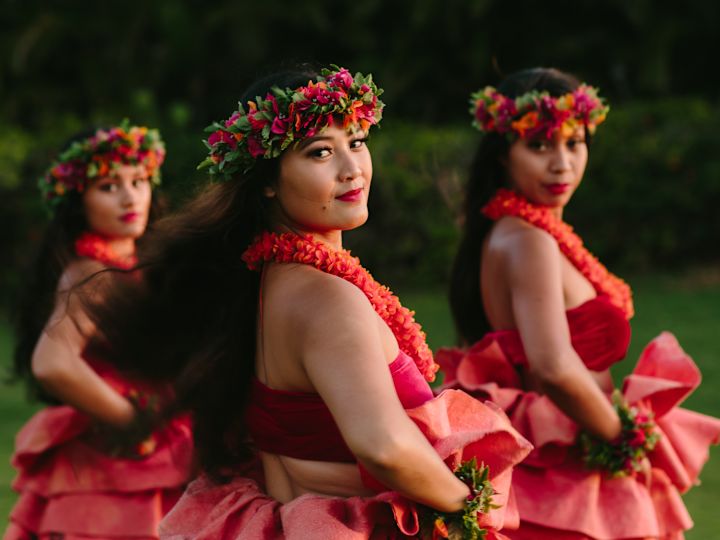 Bailarinas hawaianas