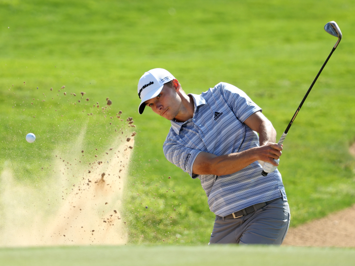 Image of Golfer taking a shot