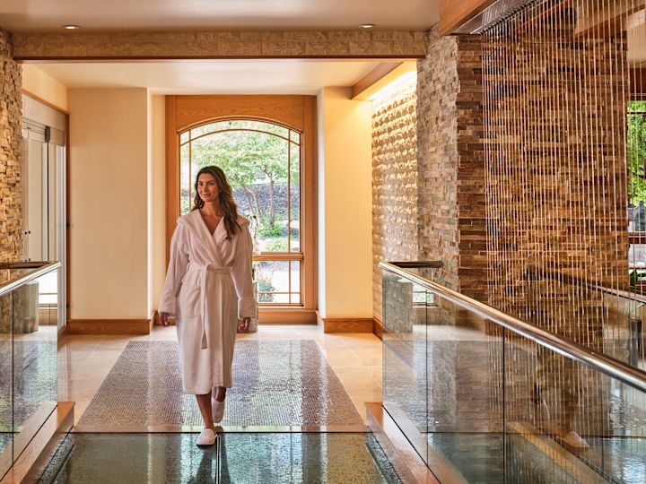 A Woman Enjoying a Day at the Spa