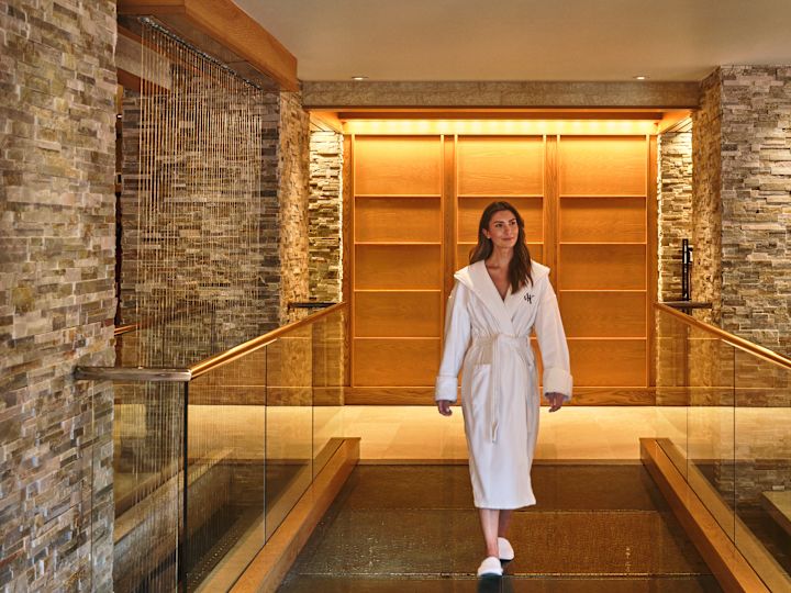 A Woman Enjoying a Day at the Spa