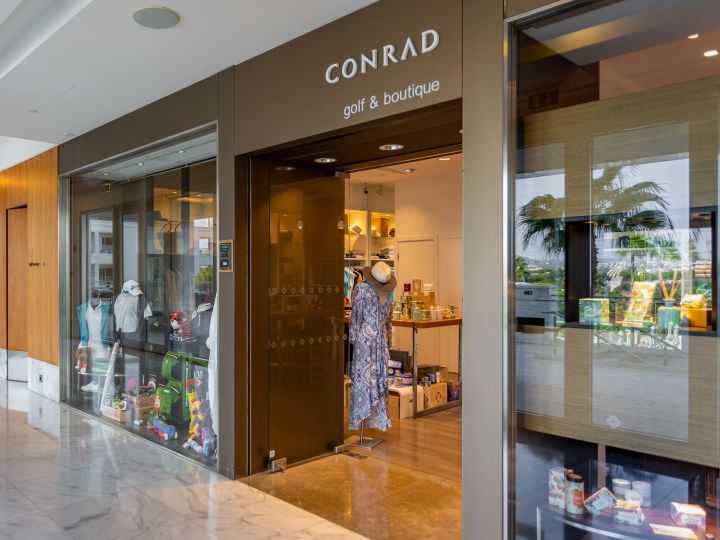 Conrad boutique shopping area