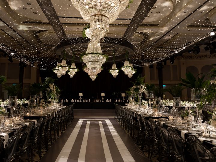 Ballroom, Elegant Event Set Up