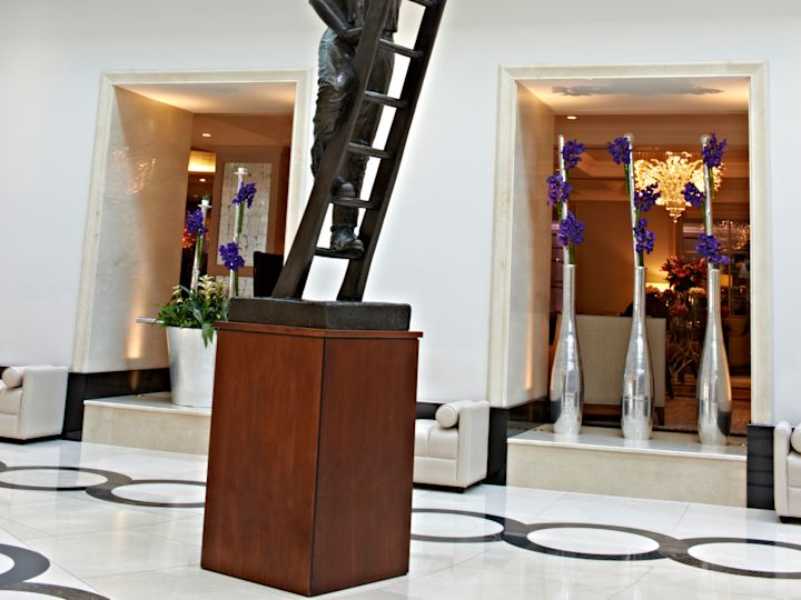 Sculpture in Lobby