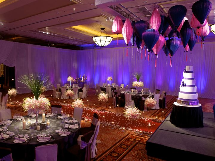 Wedding Celebration in a Ballroom
