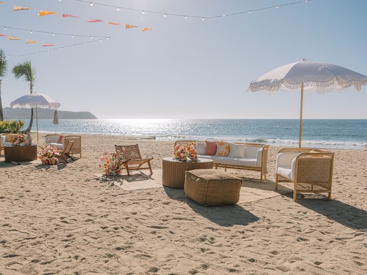strefa wypoczynku na plaży