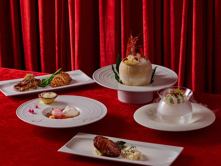 Festive Foods at the Restaurant