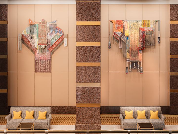 Art on a Wall in the Lobby