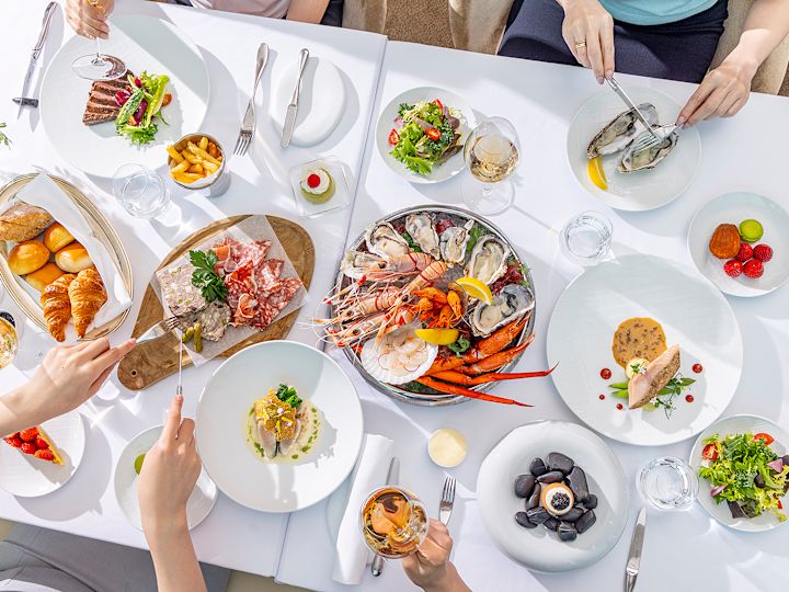 ความหลากหลายของอาหารบนจาน