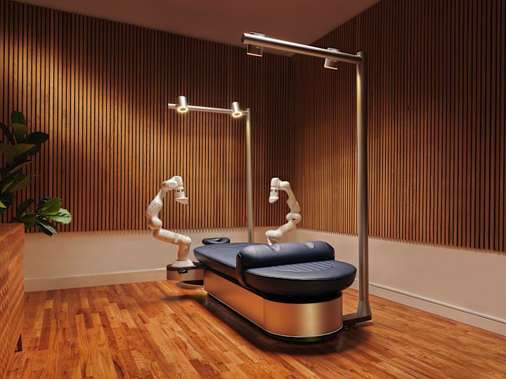 健身中心内的现代健身器材