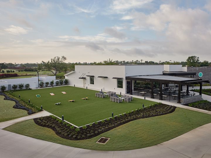 アイレロン・ゴルフクラブの芝生エリア