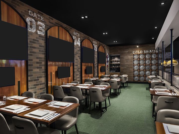 Allegiant Stadium Dining Seating